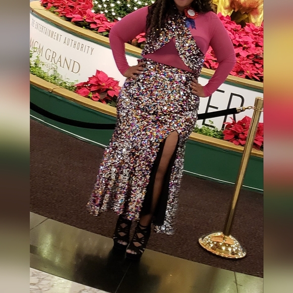 Mermaid sequin skirt - Picture 3 of 12